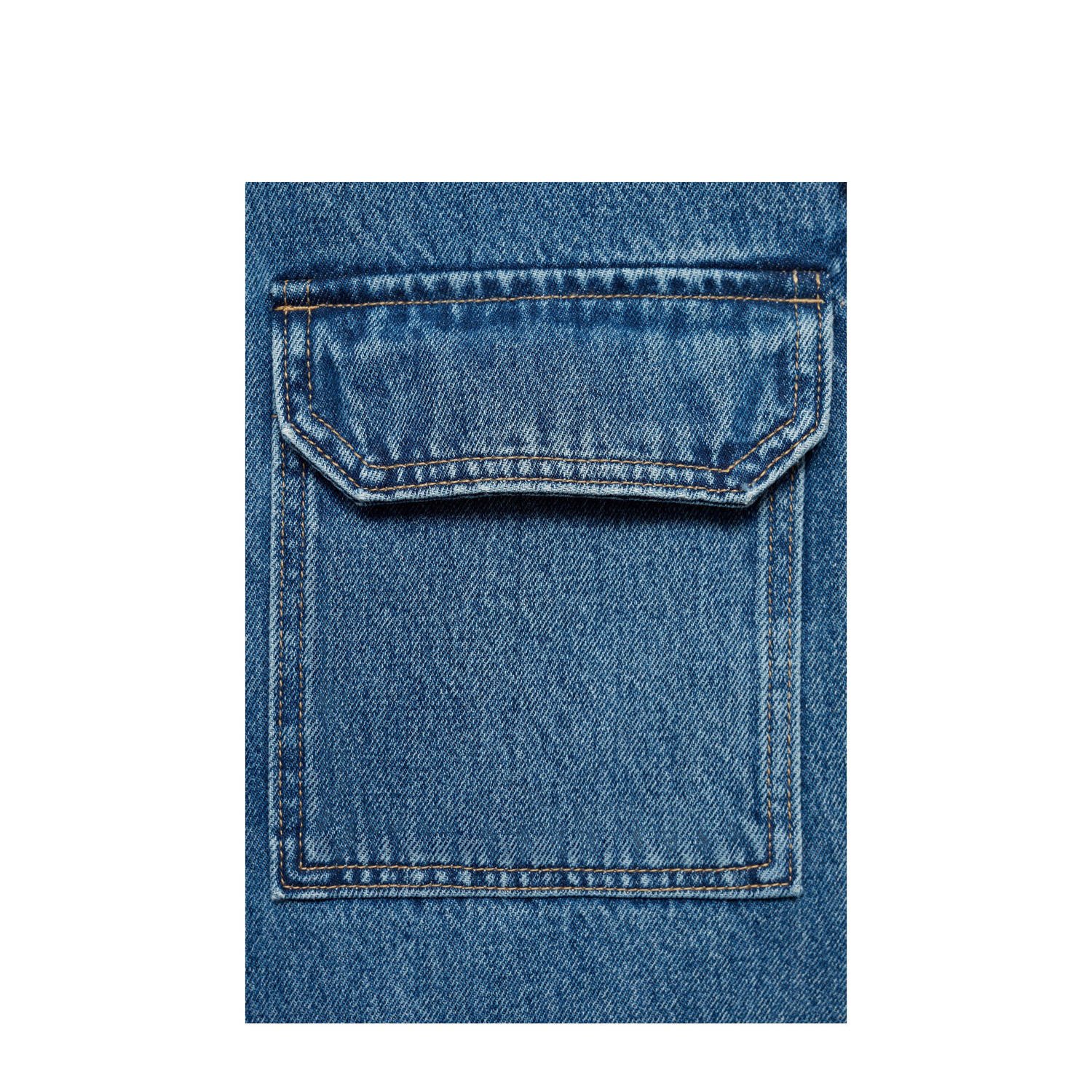 Mango blouse medium blue denim