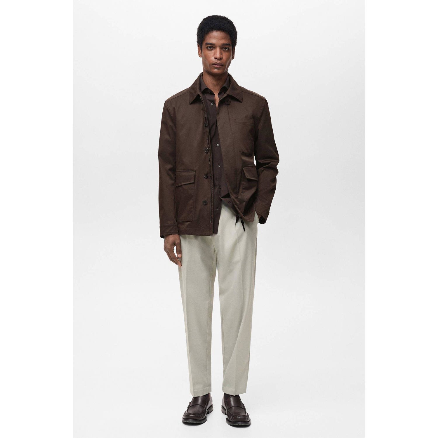 Mango Man slim chino taupe