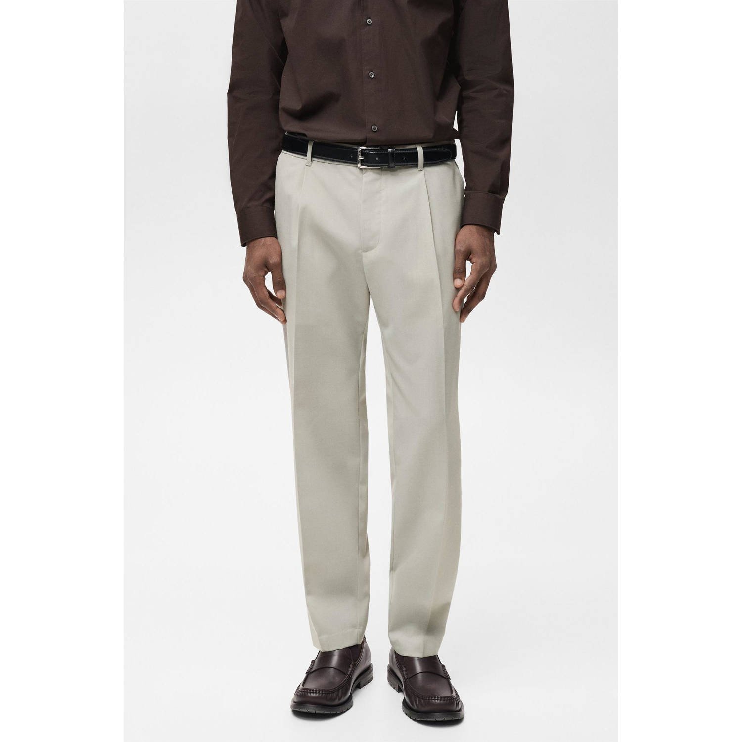 Mango Man slim chino taupe