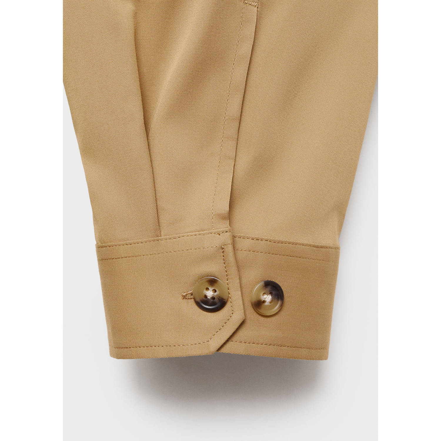 Mango Man overshirt bruin