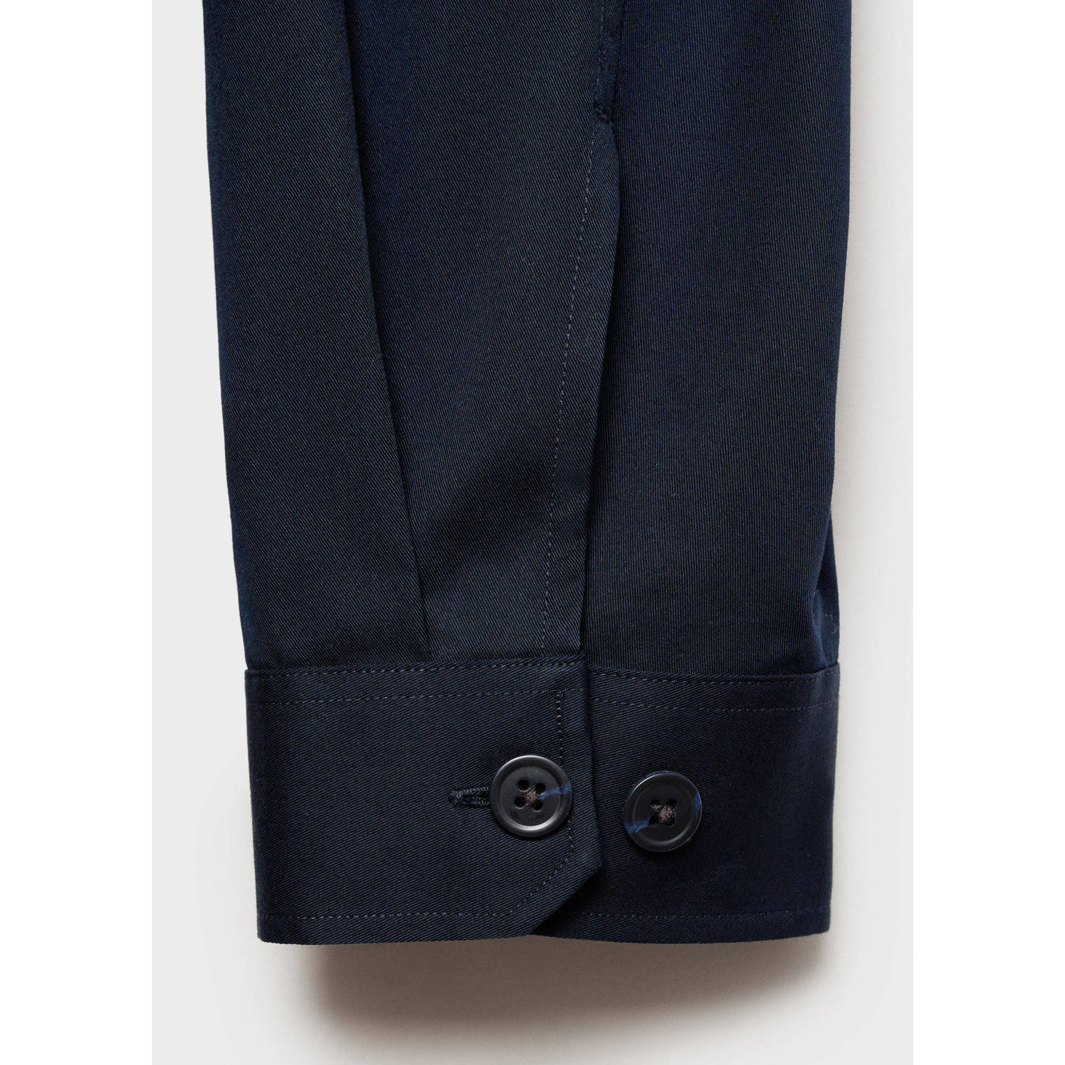 Mango Man overshirt donkerblauw