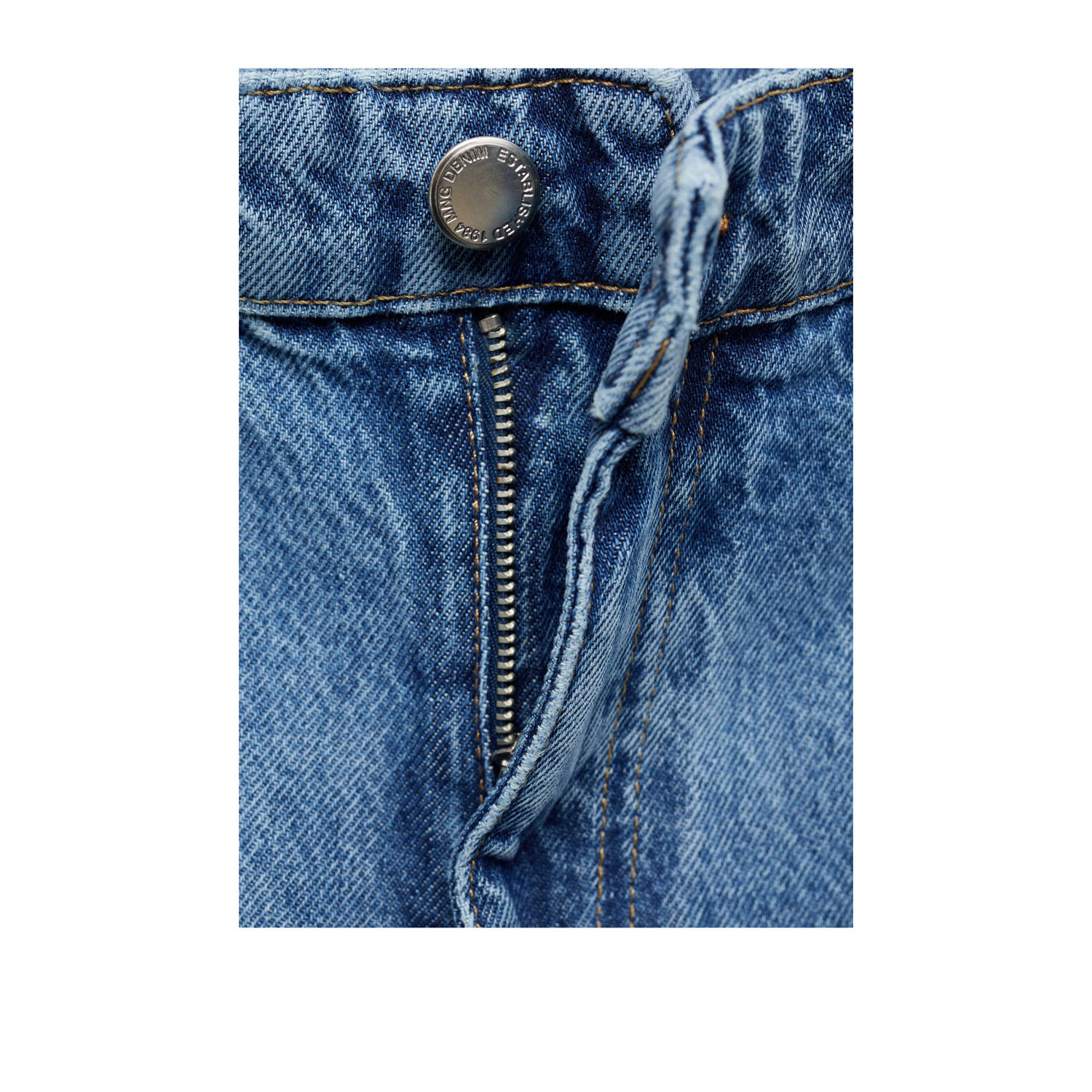 Mango loose fit jeans medium blue denim