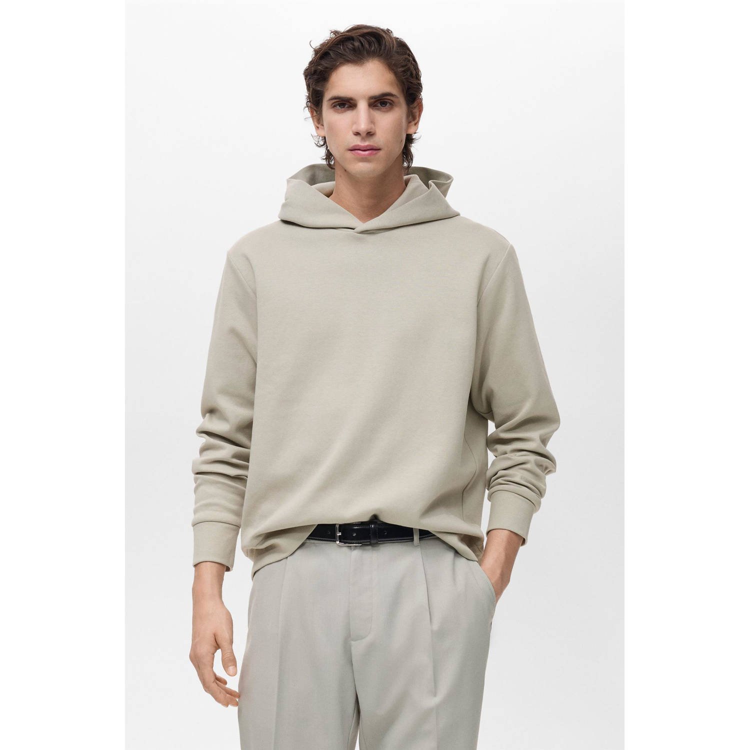 Mango Man hoodie ecru