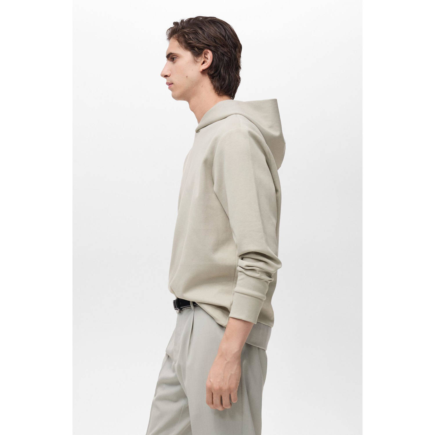 Mango Man hoodie ecru