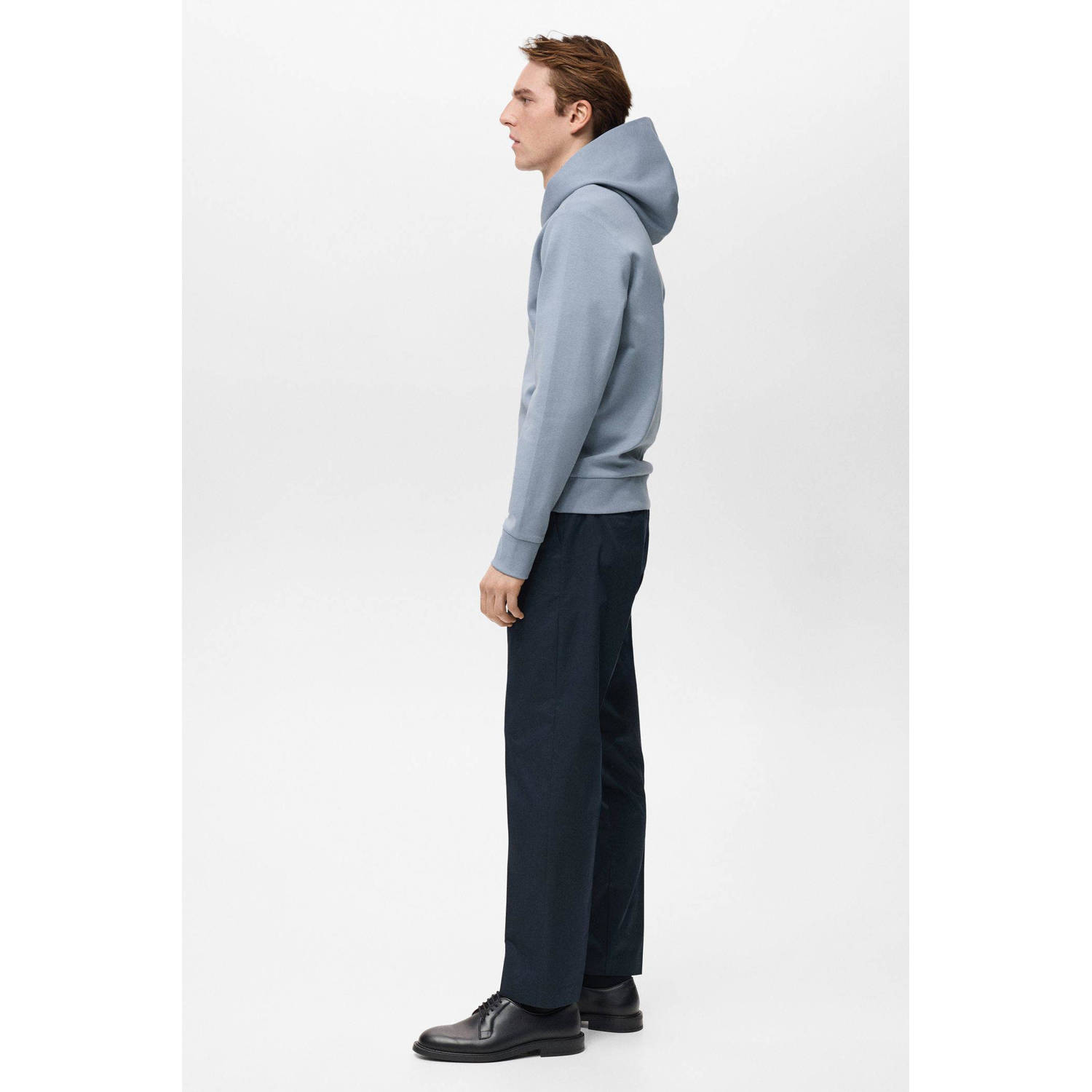 Mango Man hoodie lichtblauw