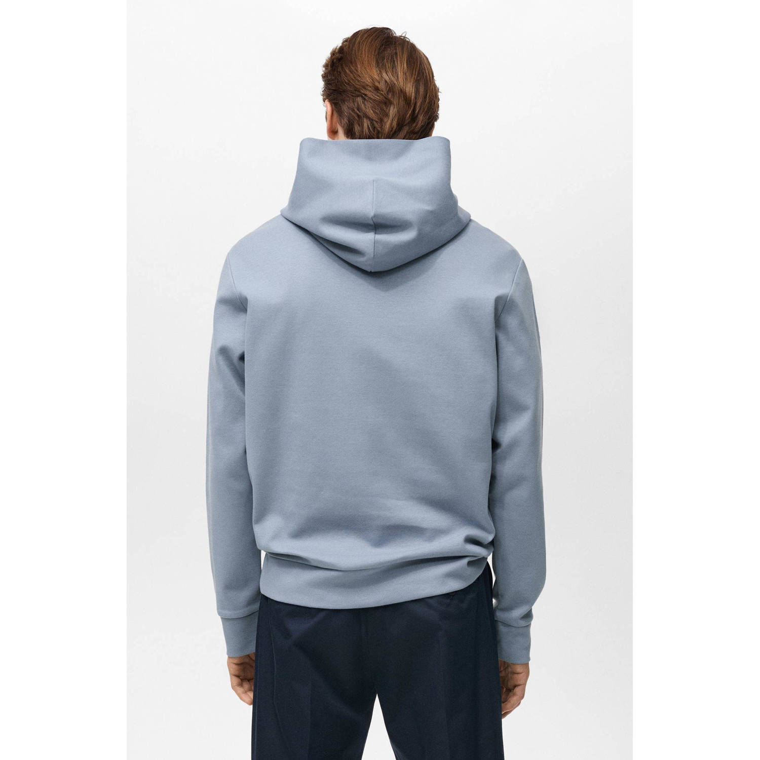 Mango Man hoodie lichtblauw