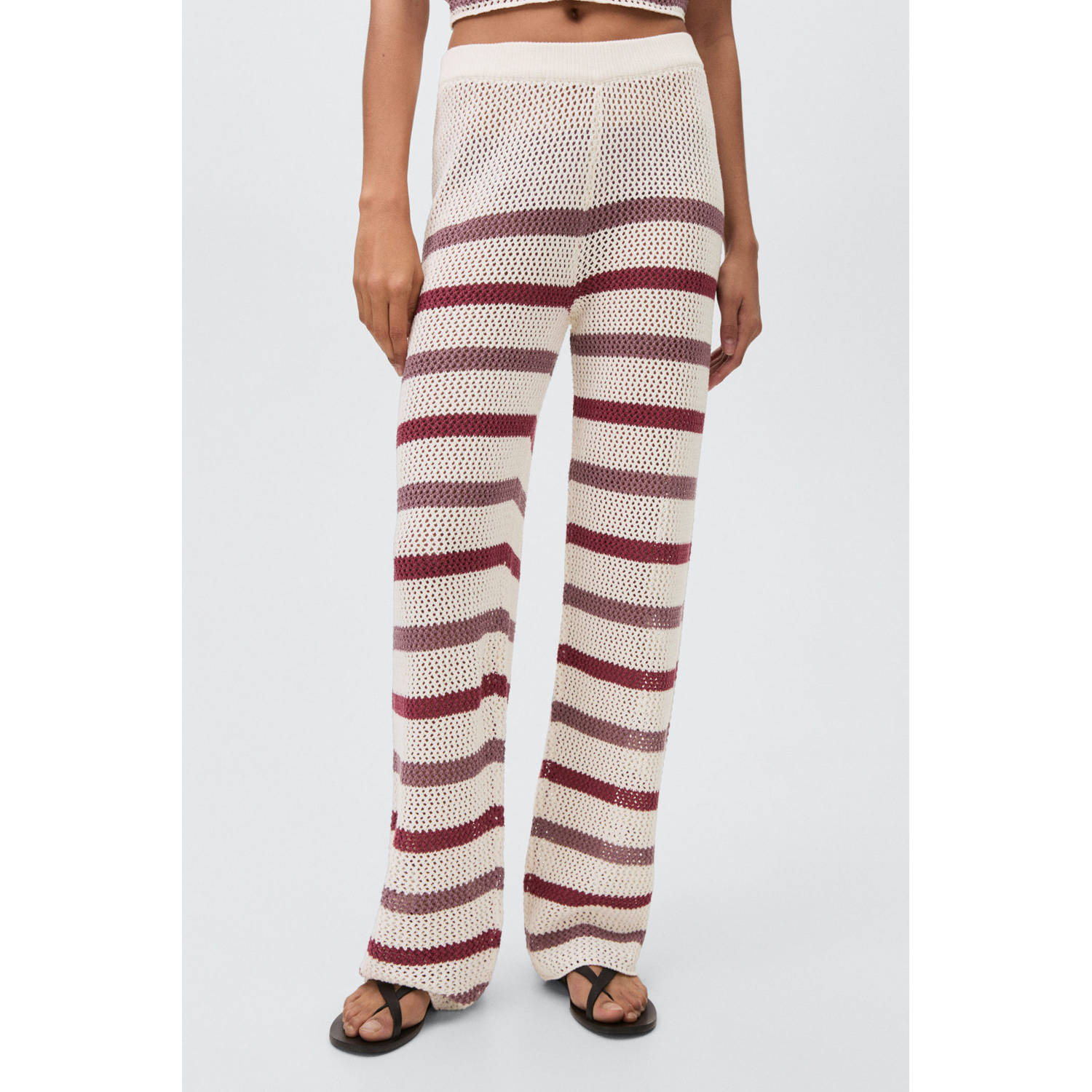 MANGO TEEN casual broek ecru
