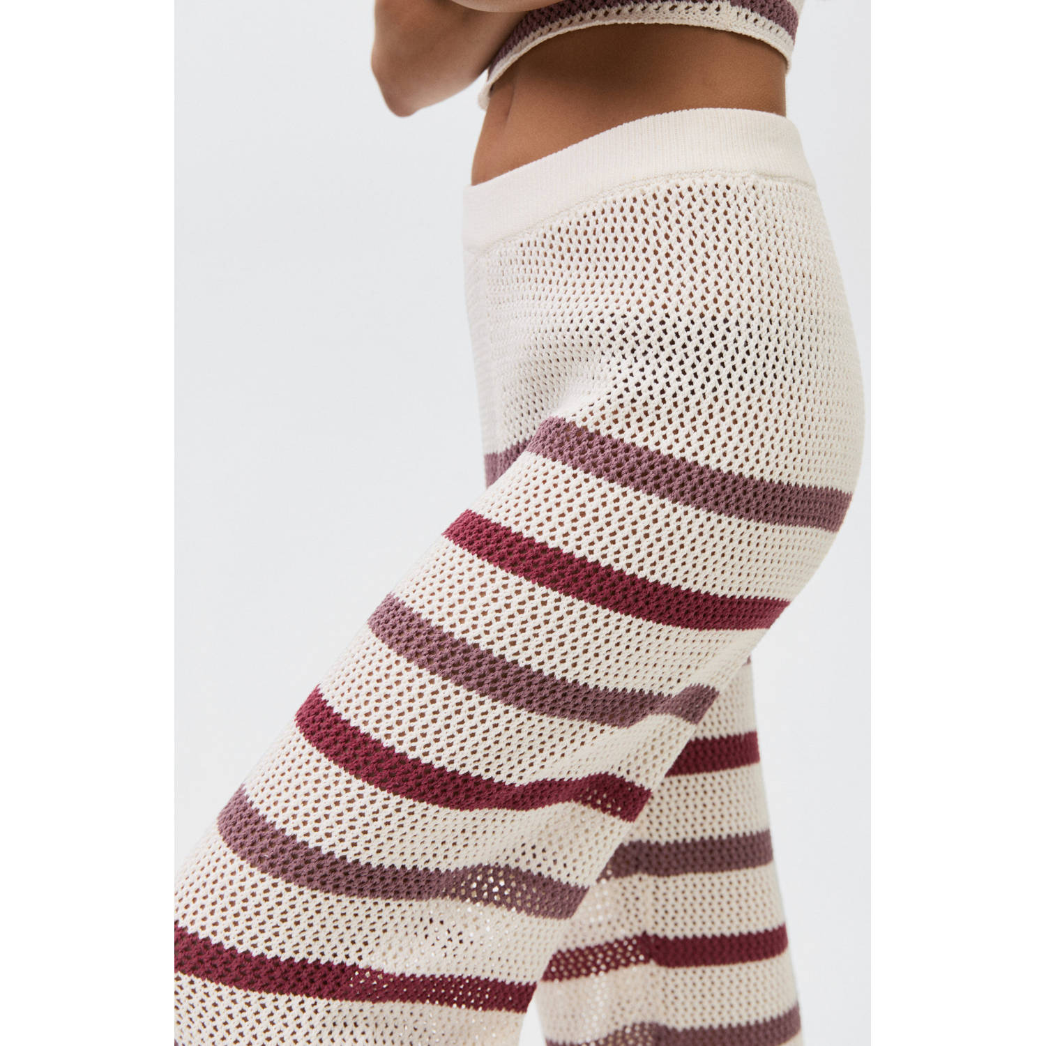 MANGO TEEN casual broek ecru