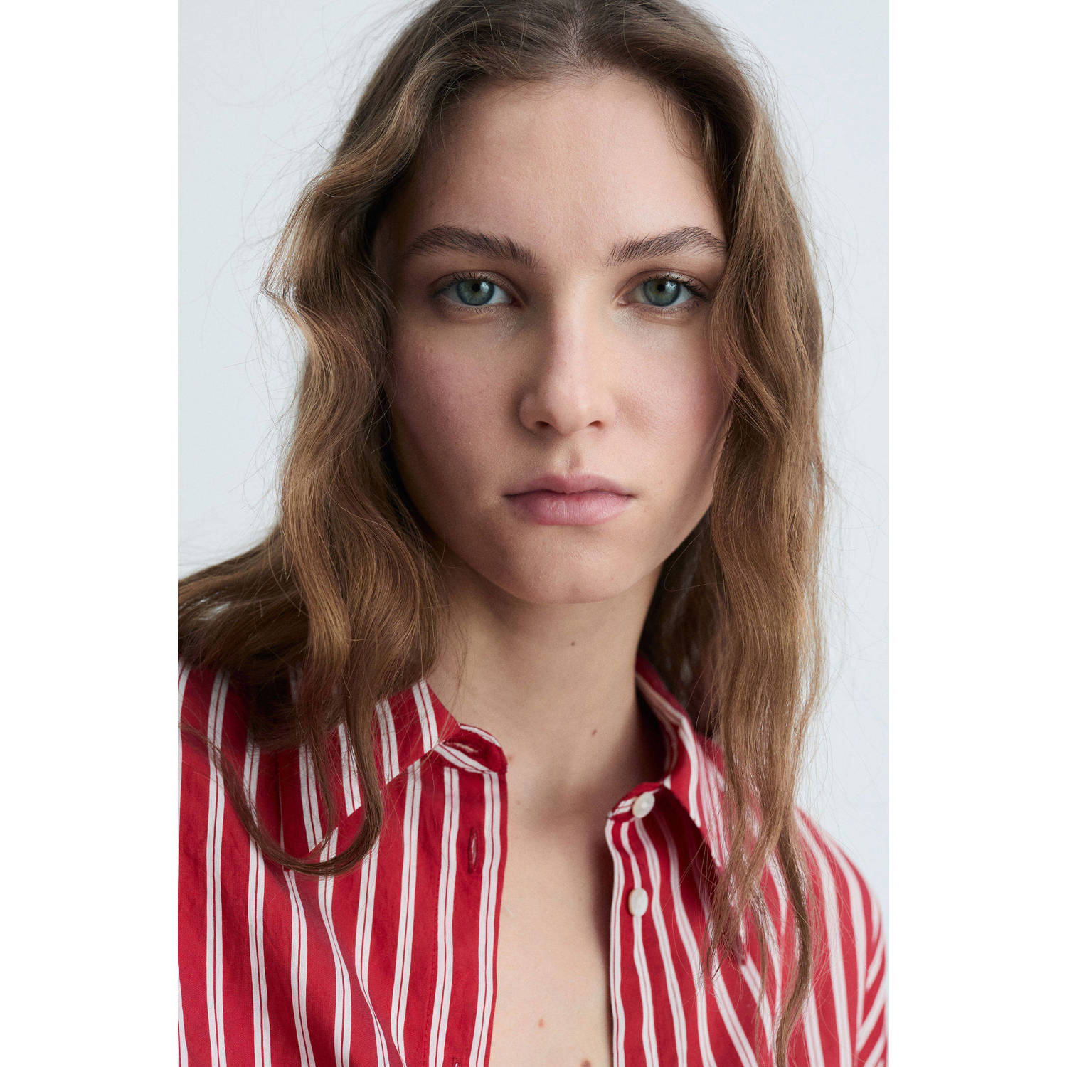 Mango blouse rood