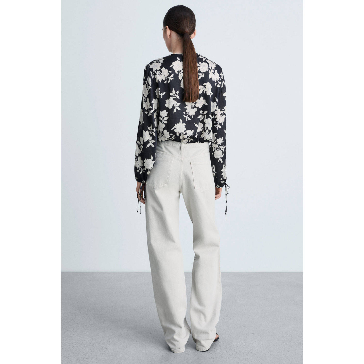 Mango blouse zwart