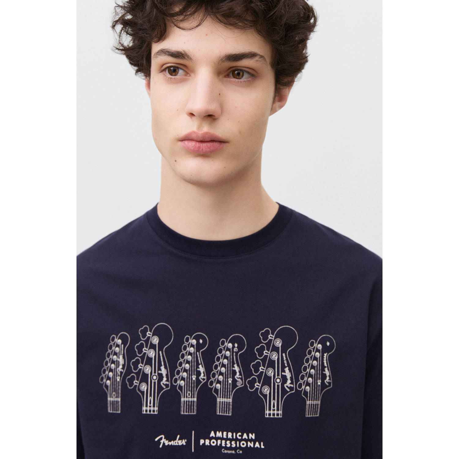 MANGO TEEN T-shirt donkerblauw
