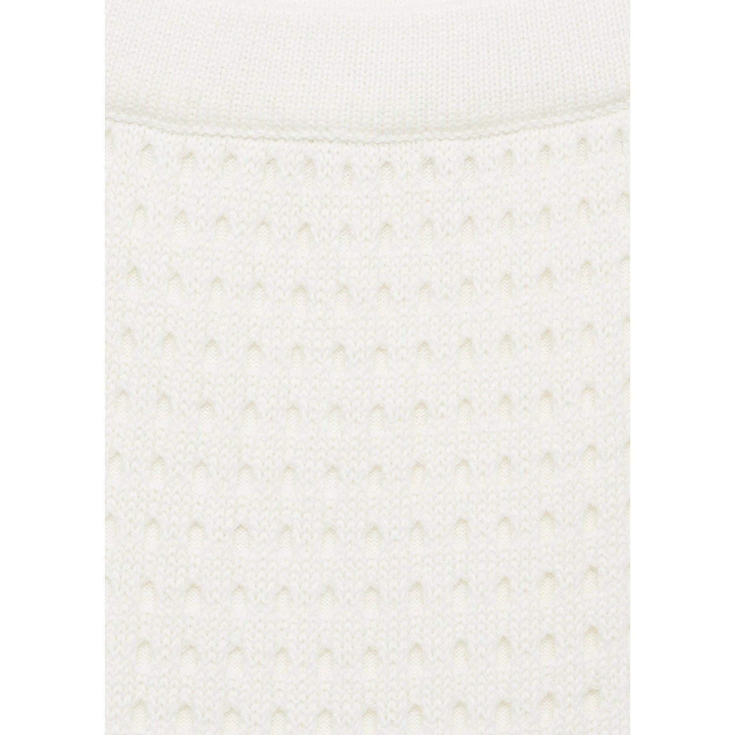 MANGO TEEN maxi rok ajour ecru