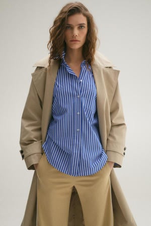 blouse blauw