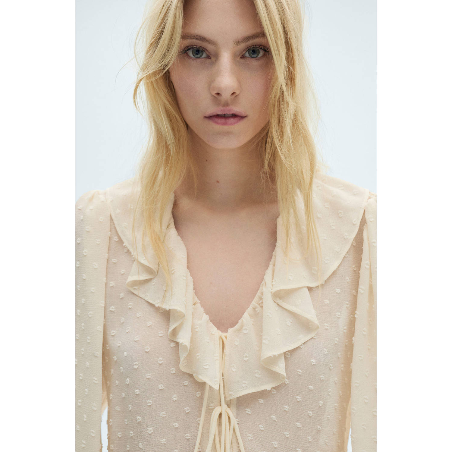 Mango blousetop ecru