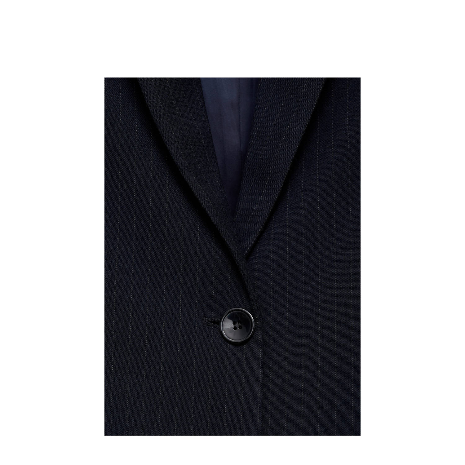 Mango regular blazer donkerblauw