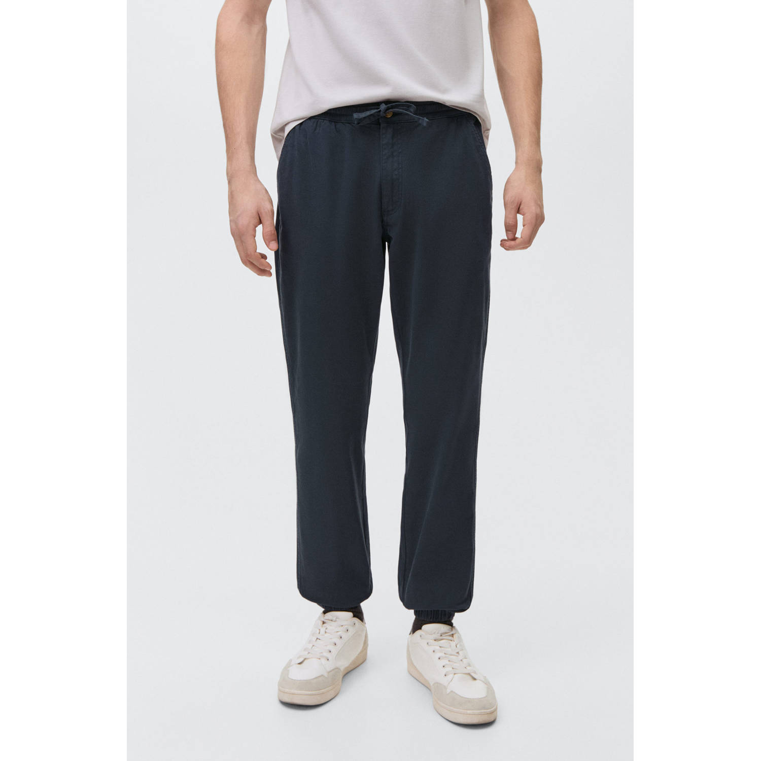 MANGO TEEN casual broek marine