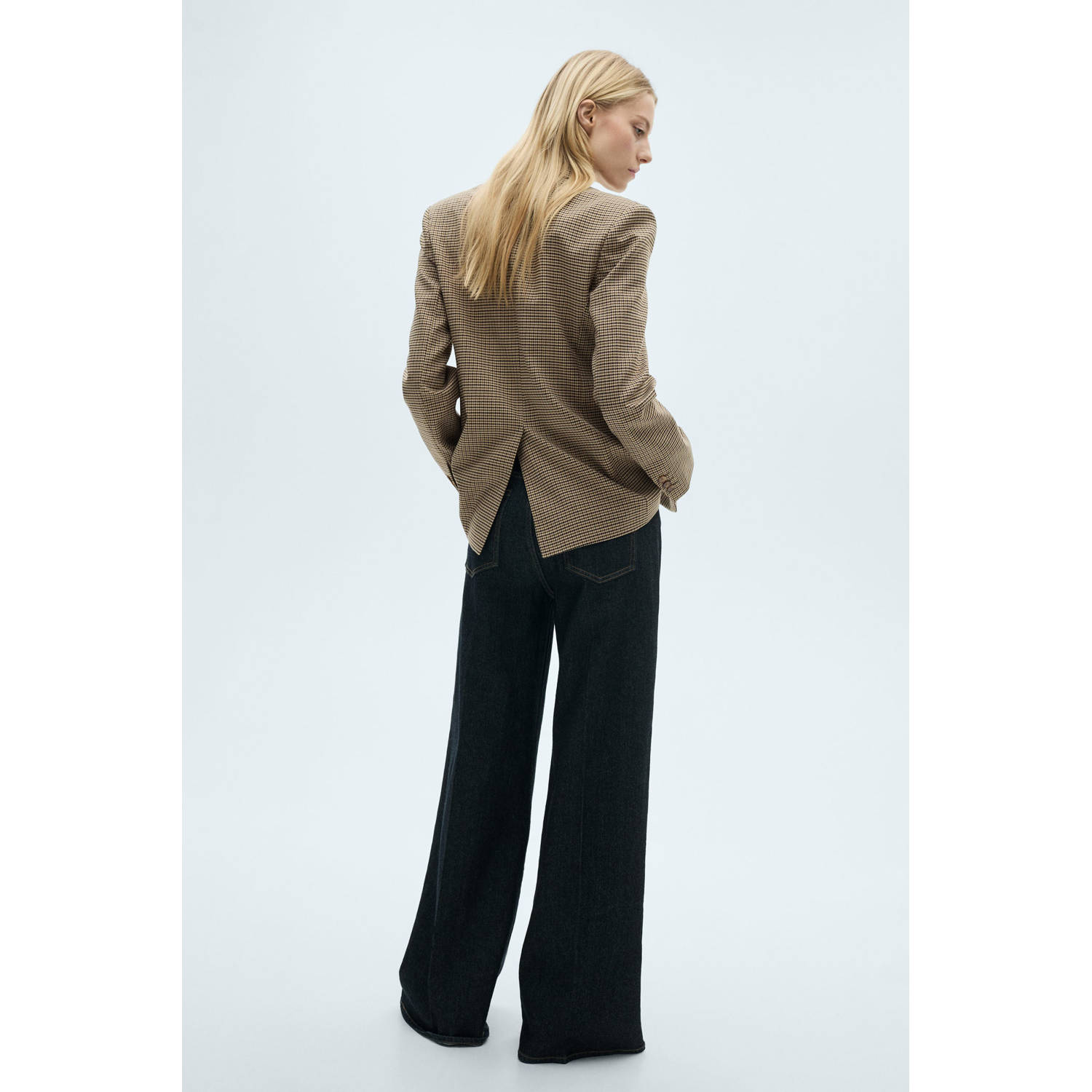 Mango regular blazer beige