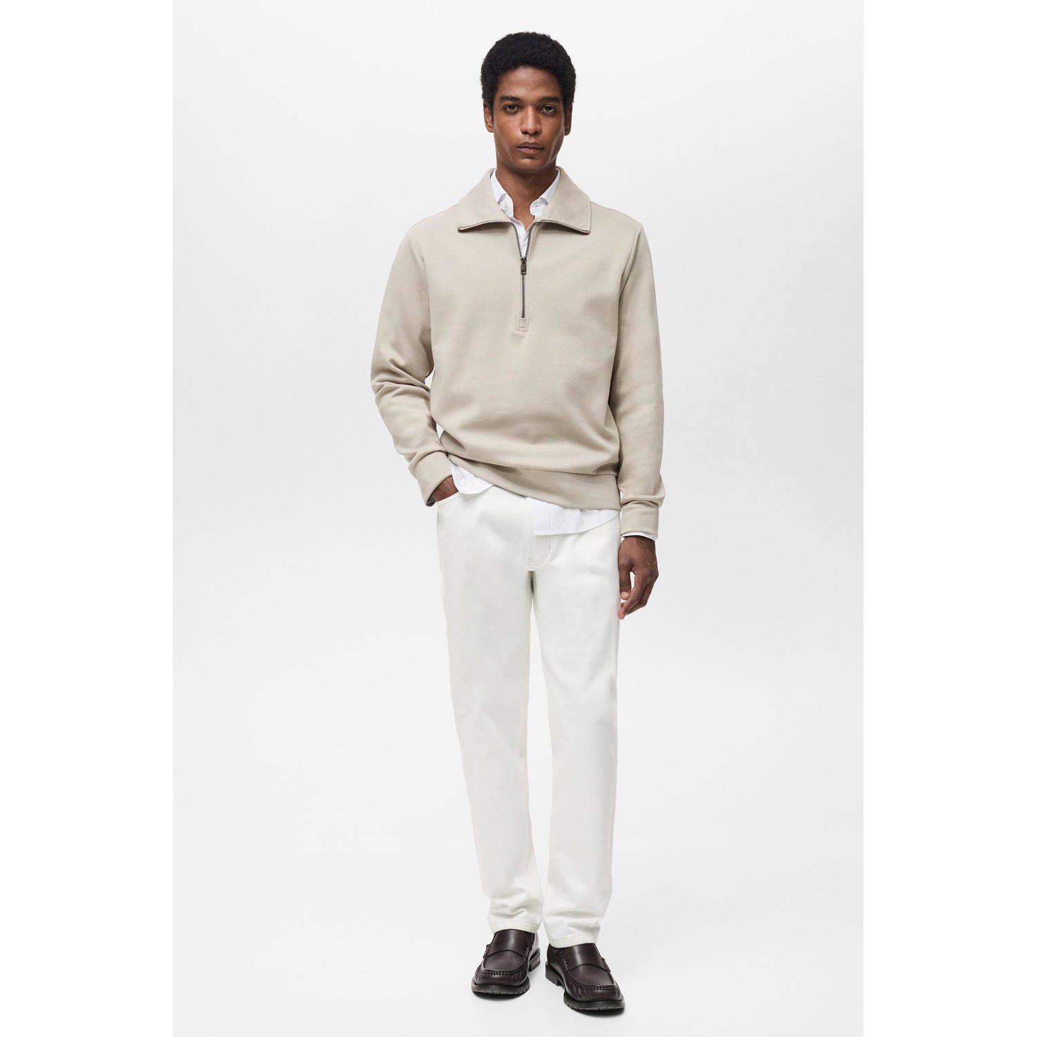 Mango Man sweater beige