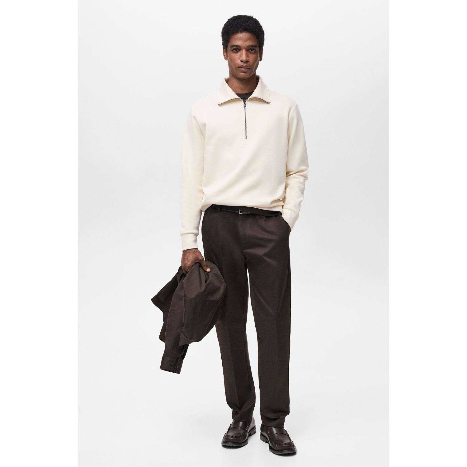 Mango Man sweater ecru