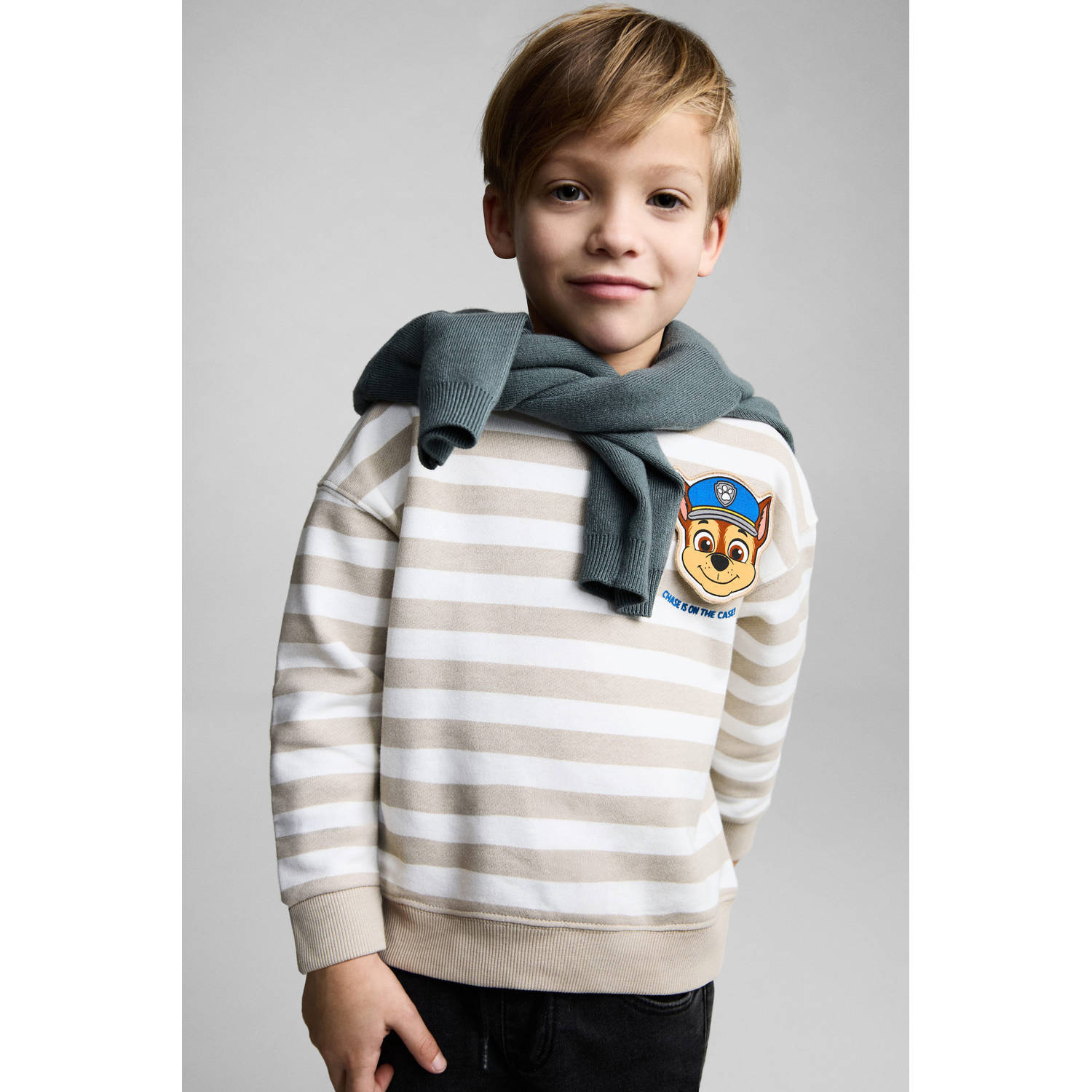 go Kids Paw Patrol sweater lichtbruin