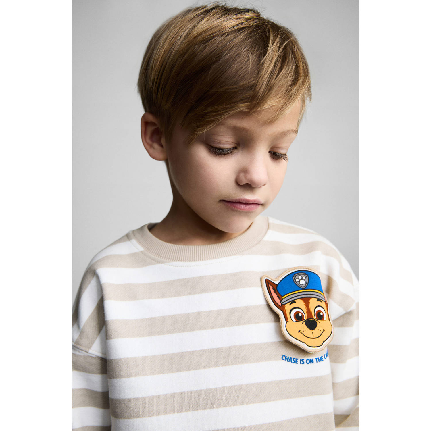 Mango Kids Paw Patrol sweater lichtbruin