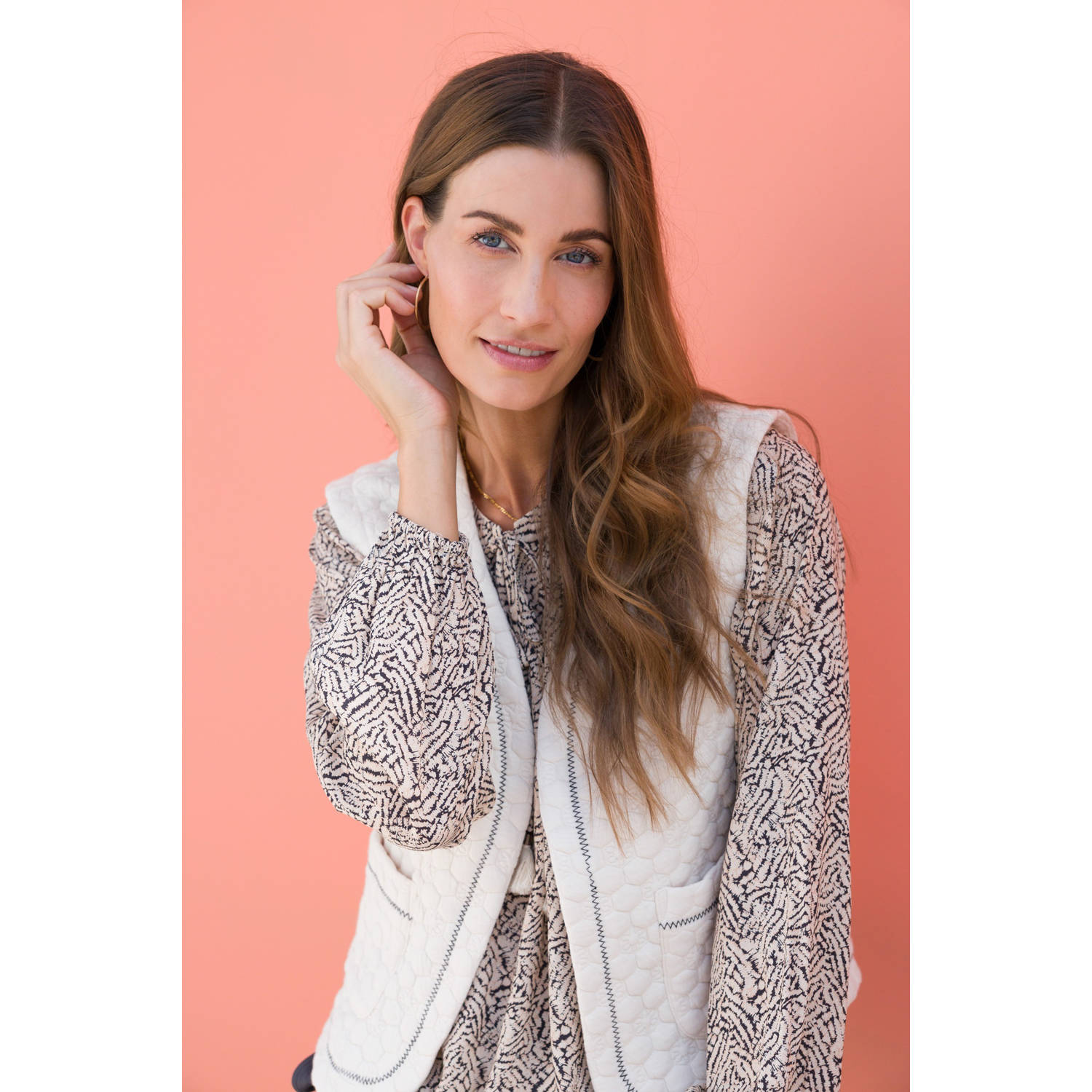 Ivy Beau blousetop beige