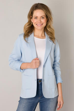 regular blazer lichtblauw
