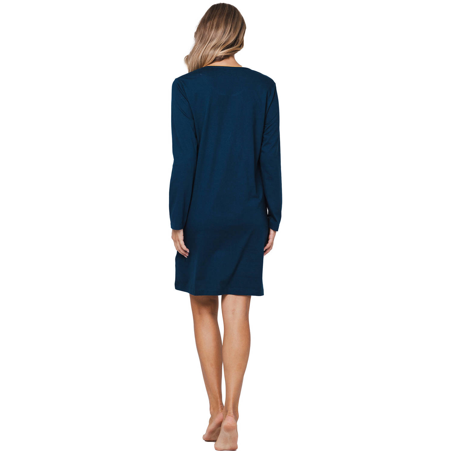 Pastunette nachthemd donkerblauw