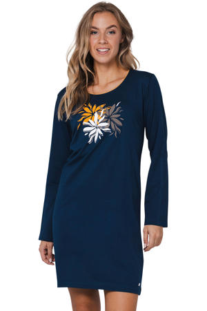 nachthemd donkerblauw
