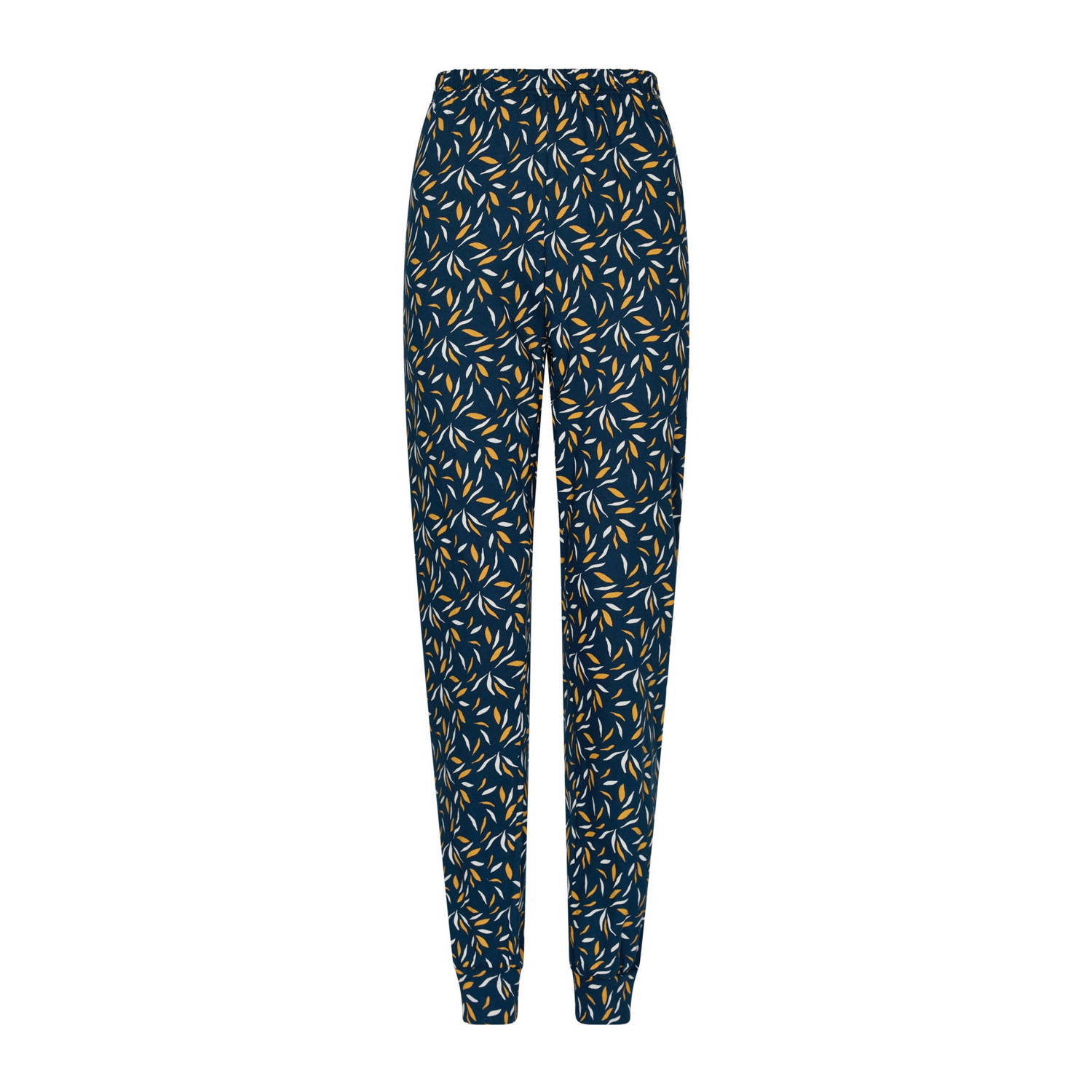 Pastunette pyjama donkerblauw geel wit