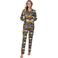 Pastunette pyjama donkerblauw/geel/wit