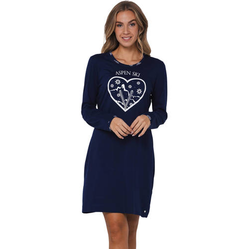 Rebelle nachthemd donkerblauw afbeelding