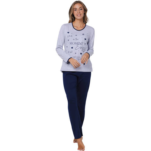 Rebelle pyjama grijs/donkerblauw afbeelding