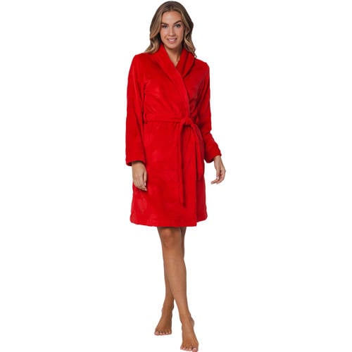 Rebelle fleece badjas rood afbeelding