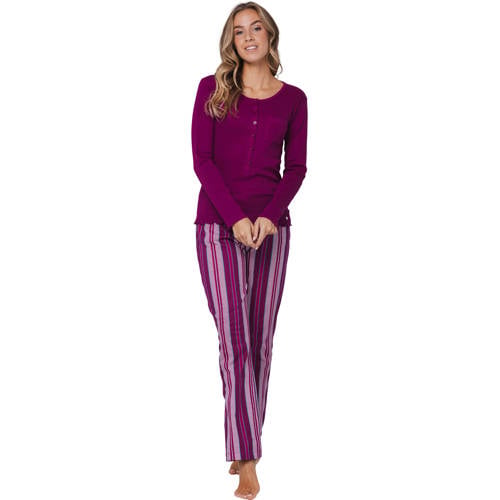 Rebelle pyjama donkerrood/roze afbeelding