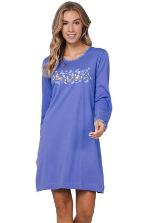 nachthemd blauw
