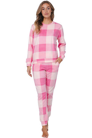fleece pyjama roze