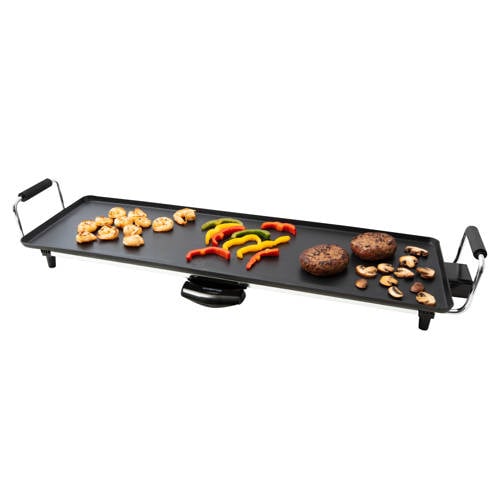 Inventum Teppanyaki tafelgrill - TP700 - 70 x 23 cm - zwart/RVS afbeelding