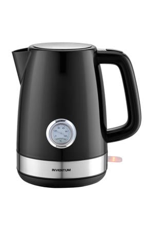 Waterkoker - HW917B - 1,7 liter - Retro look zwart/RVS