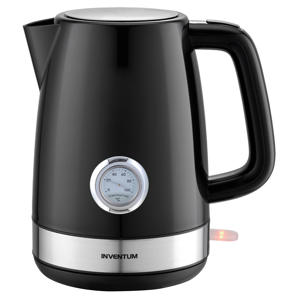  Waterkoker - HW917B - 1,7 liter - Retro look zwart/RVS