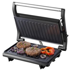 Contactgrill - CG616 - RVS/zwart