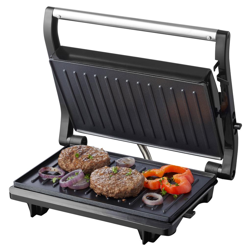 Inventum Contactgrill - CG616 - RVS/zwart