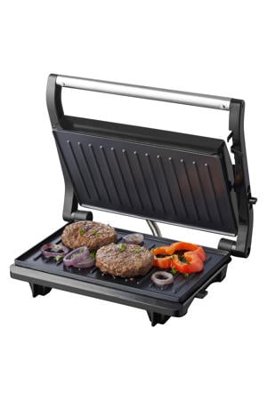 Contactgrill - CG616 - RVS/zwart