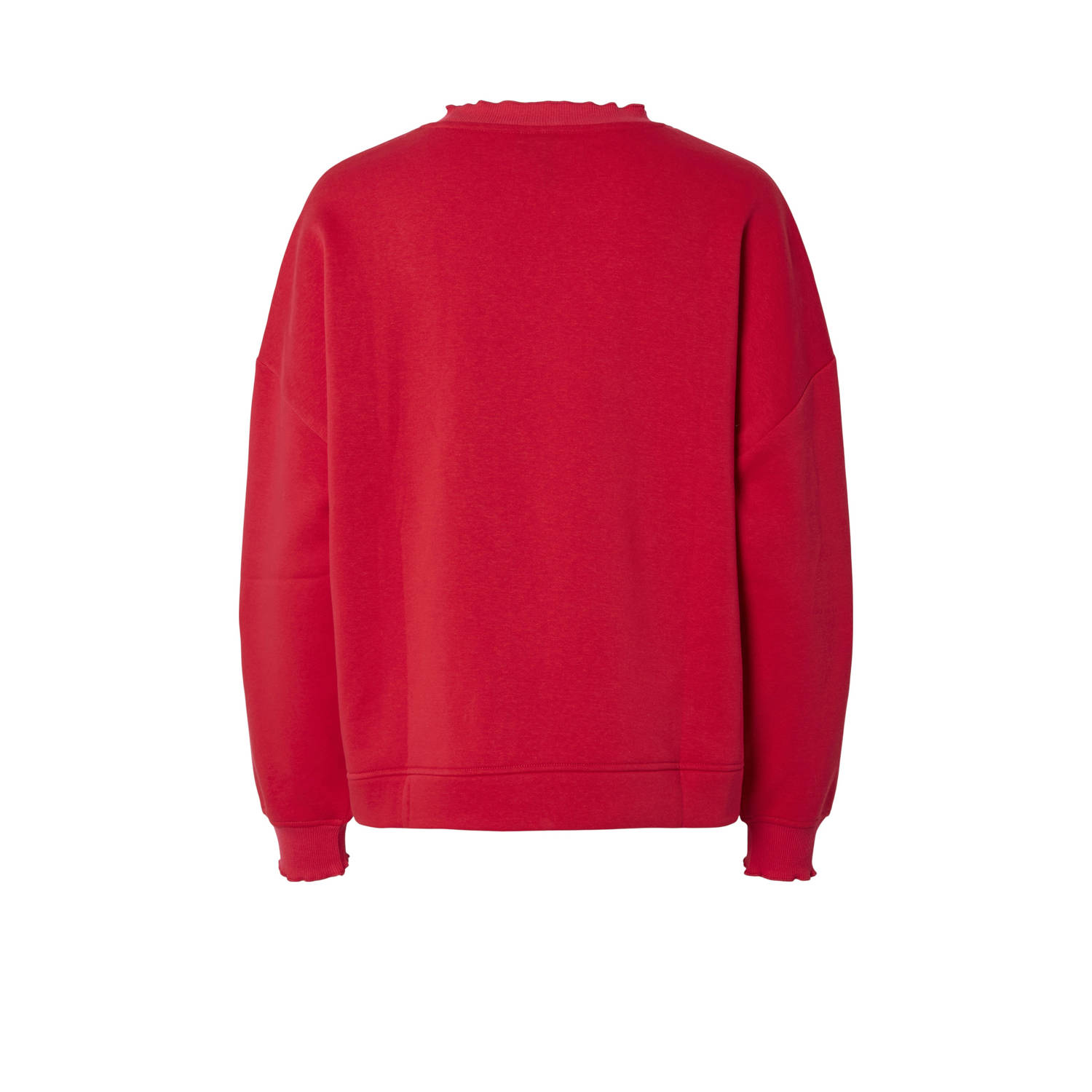 PIECES sweater donkerrood