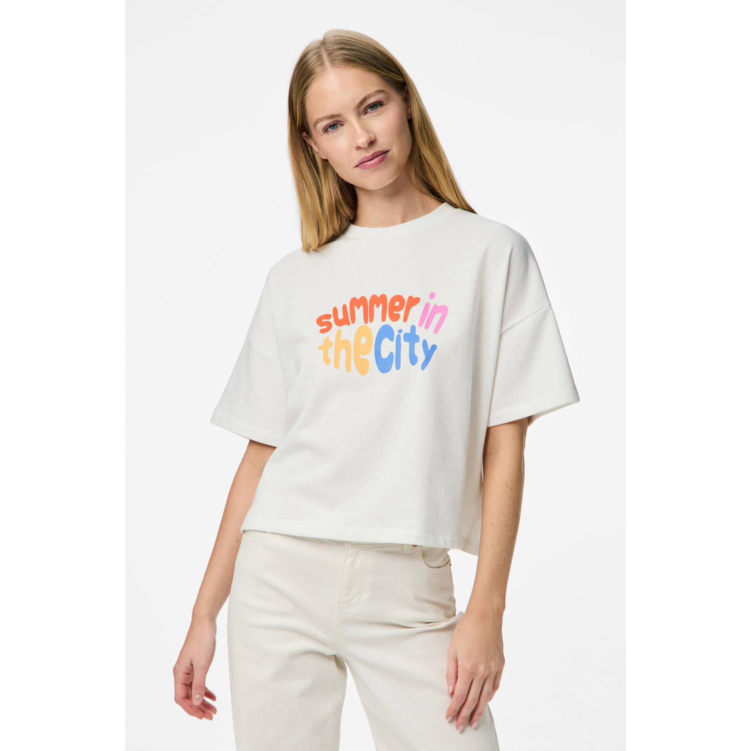 PIECES T-shirt wit