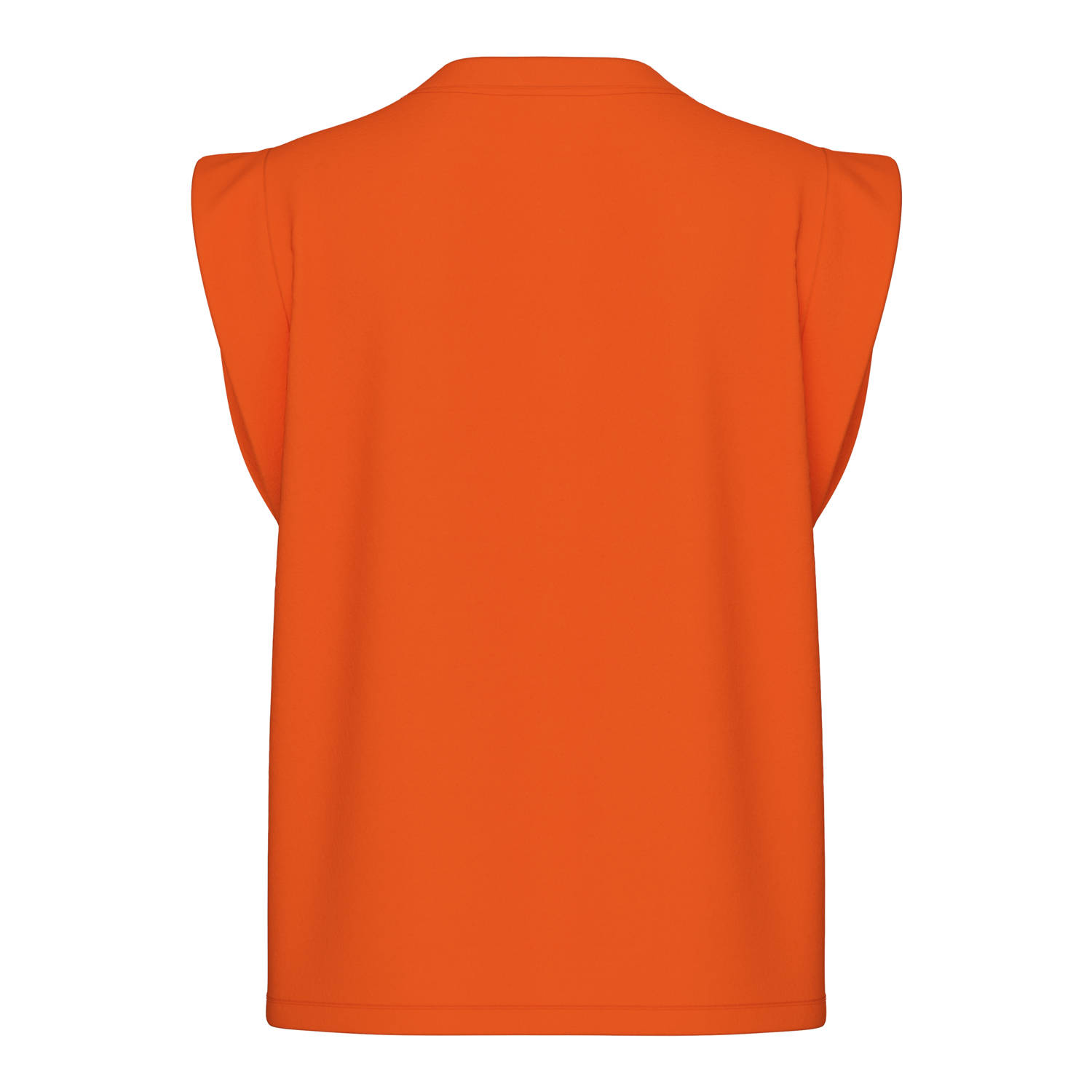 PIECES top oranje
