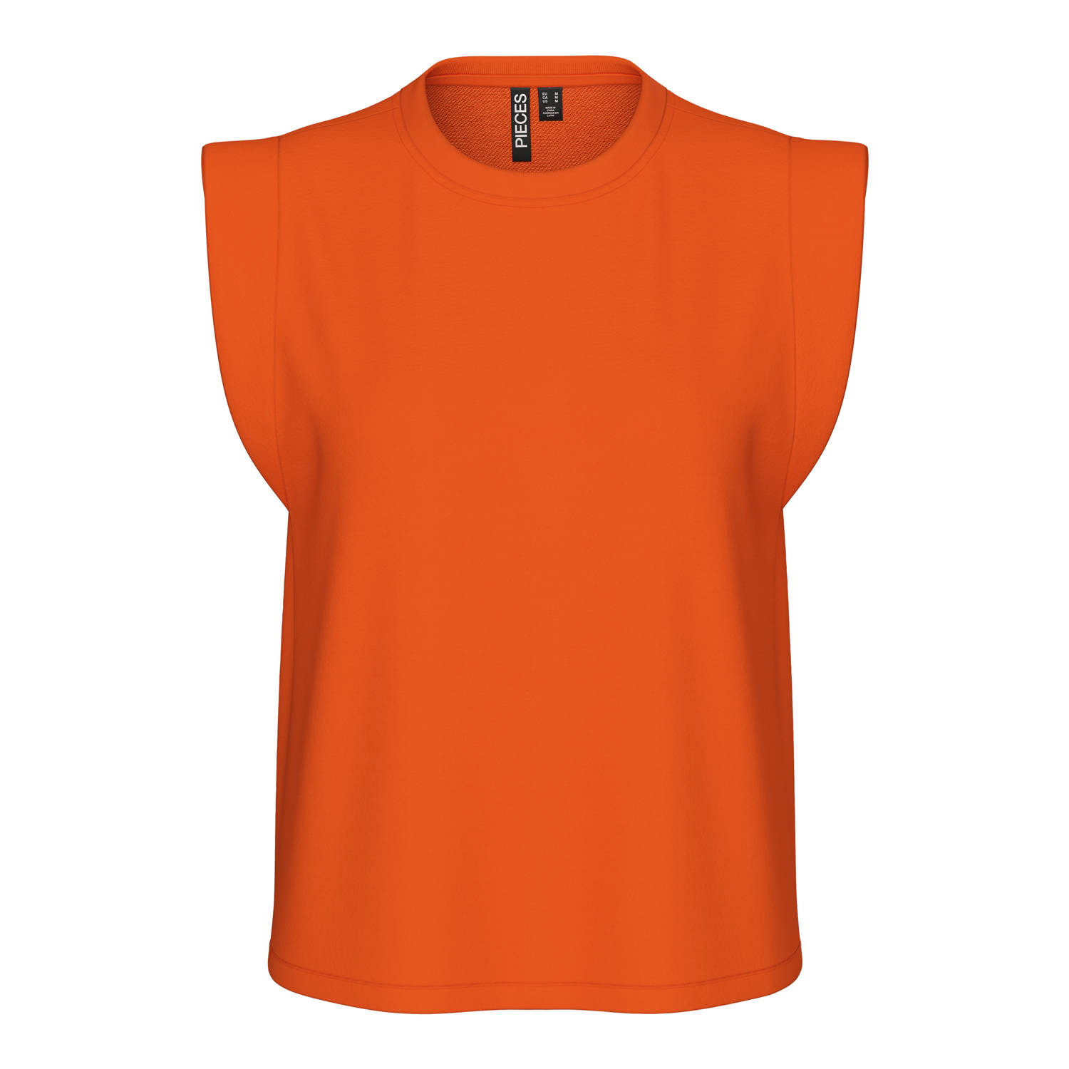 PIECES top oranje