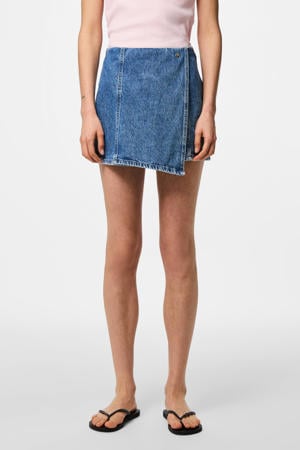 skort medium blue denim