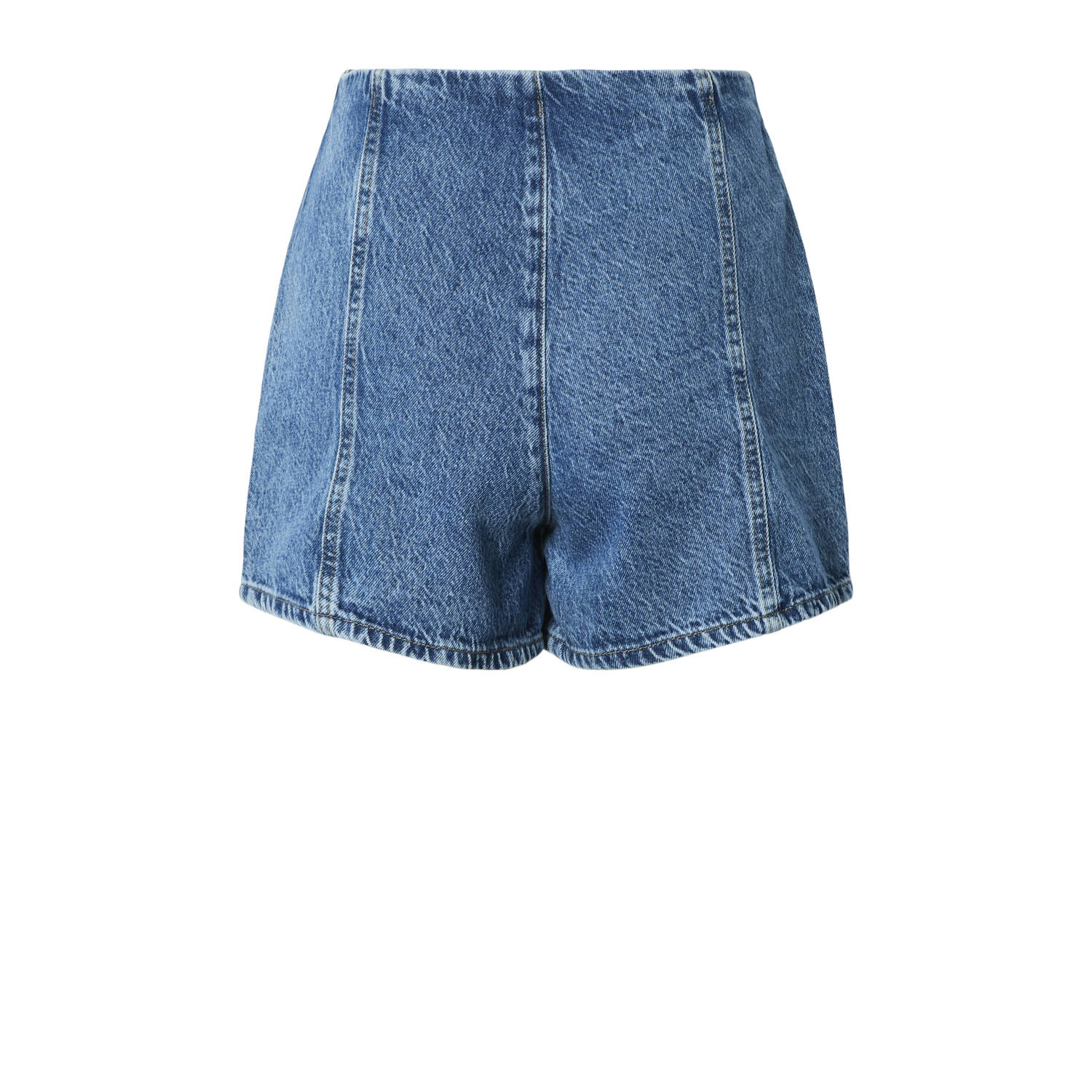 PIECES skort medium blue denim