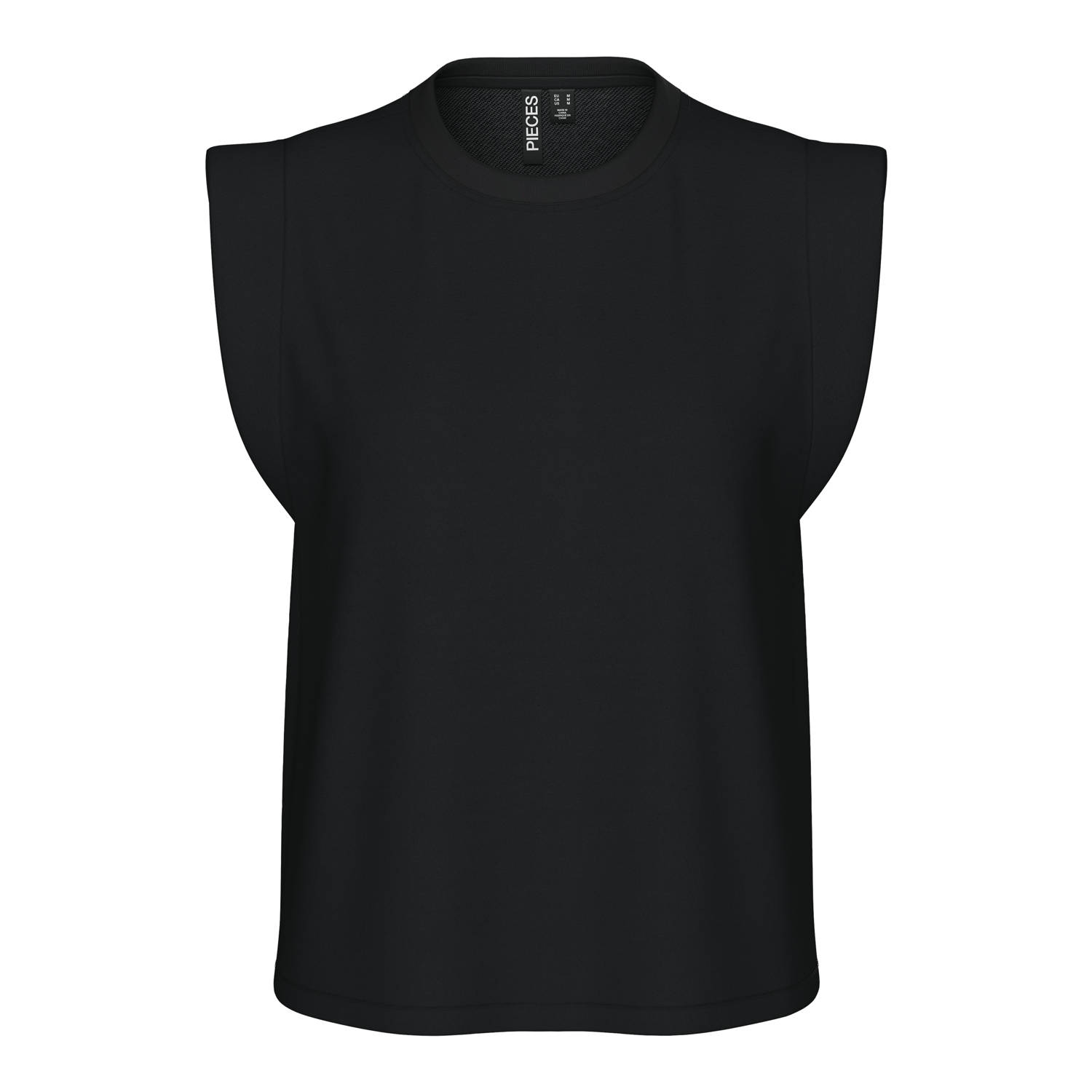 PIECES top zwart
